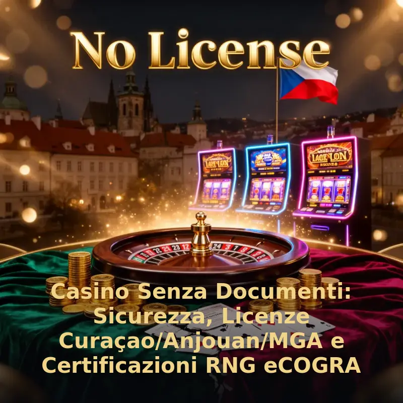 Casino Senza Documenti: Sicurezza, Licenze Curaçao/Anjouan/MGA e Certificazioni RNG eCOGRA